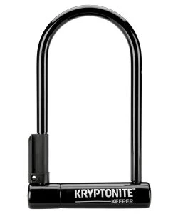 Kryptonite NEW-U KEEPER STANDARD 4X8" Black - With Bracket