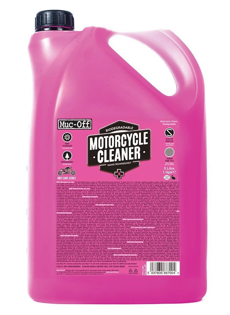 MUC-OFF MOTORCYCLE CLEANER 5 LITRE 3 MUC-OFF MOTORCYCLE CLEANER 5 LITRE