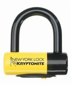 KRYPTONITE NEW YORK DISC LOCK - LIBERTY - YELLOW/BLACK (9US)