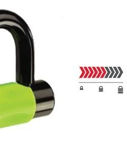 KRYPTONITE KRYPTOLOK DISC LOCK - BLK-HI VIS (3C)