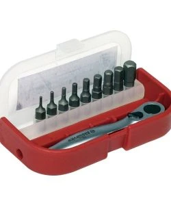 BikeService Hand Drive Hex Bit Set - 10 Pcs