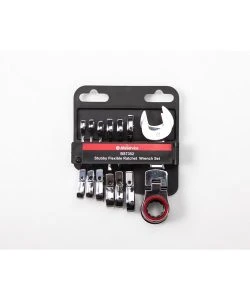 Bikeservice Ratchet Wrench Set Stubby Metric 8Pc