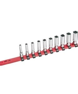 BikeService 1/4 Inch Socket Set - 10 Pc