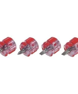 BikeService Stubby Screwdriver Set - 4pc