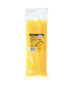 Tridon Cable Tie Yellow 300 X4.8mm Pk100